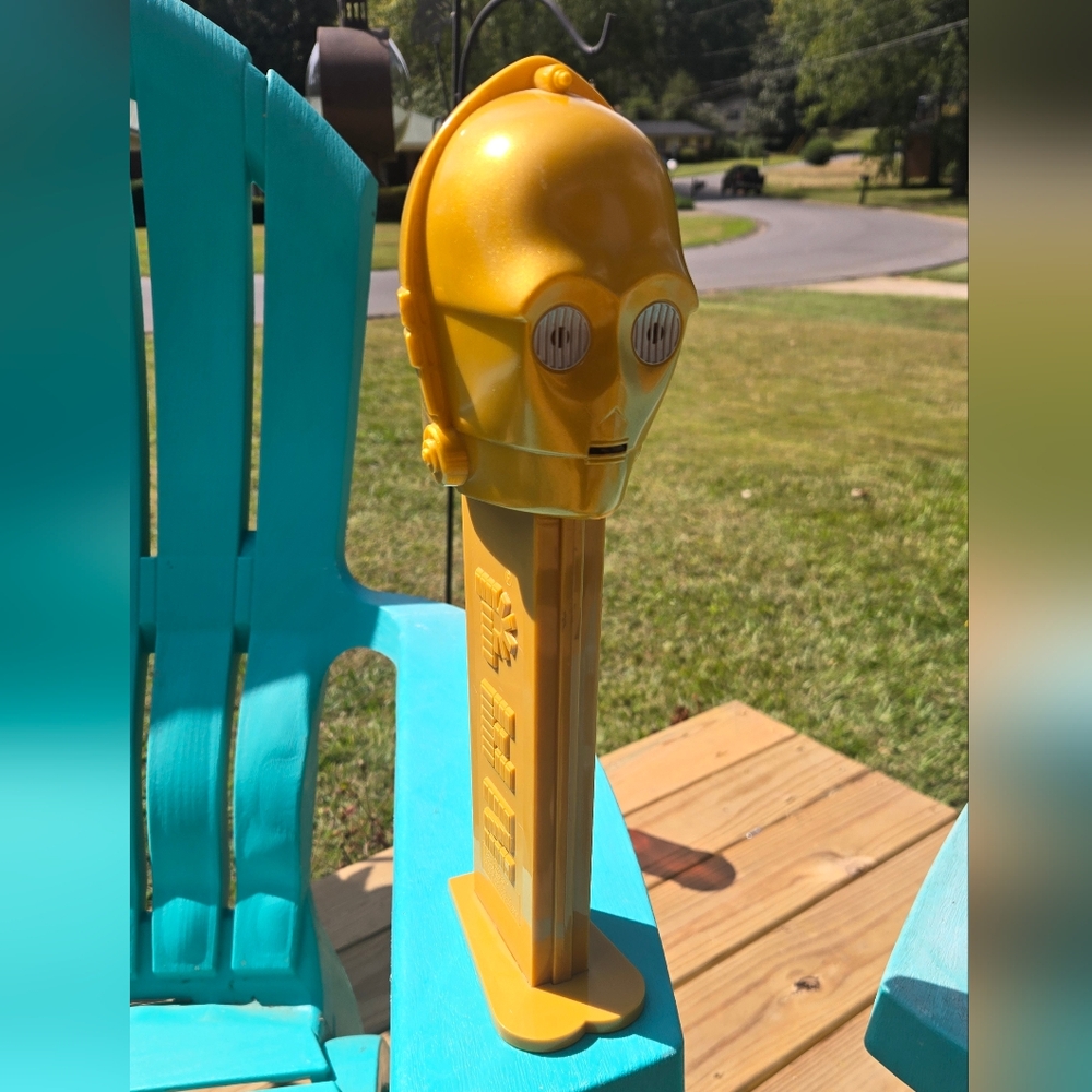 Gold Robot Head Dispenser